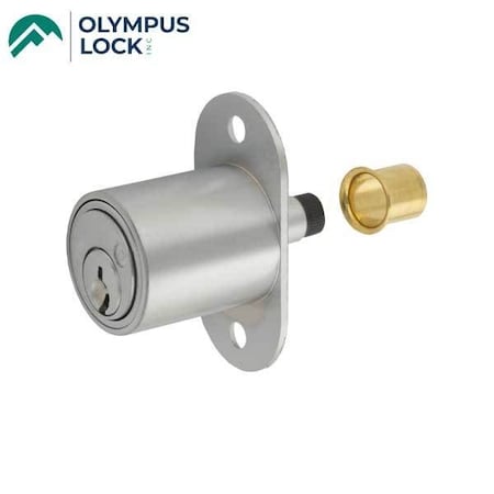 Olympus 300SD - Sliding Door Plunger Lock - N Series National - 26D - Satin Chrome KD OLY-300SD-26D78-KD